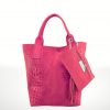 Bolso de piel Serraje Verania – Fucsia