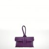 Bolso de piel vacuno Riotto – Morado