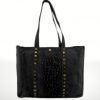 Bolso de piel Serraje Nana – Negro