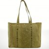 Bolso de piel Serraje Nana – Verde