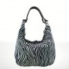 Bolso de piel Serraje Leopina – Zebra