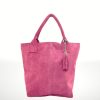 Bolso de piel Gamuza Marely – Fucsia