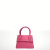 Bolso de piel vacuno Kira – Fucsia